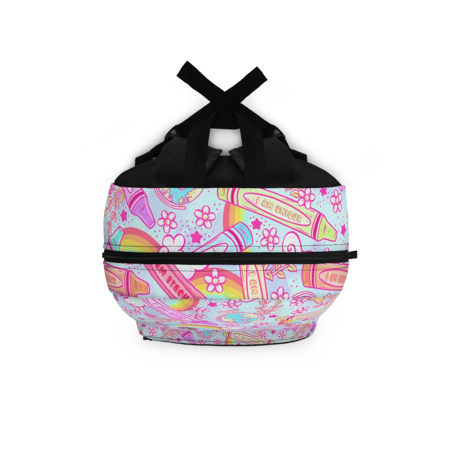 Pink crayon affirmation Backpack