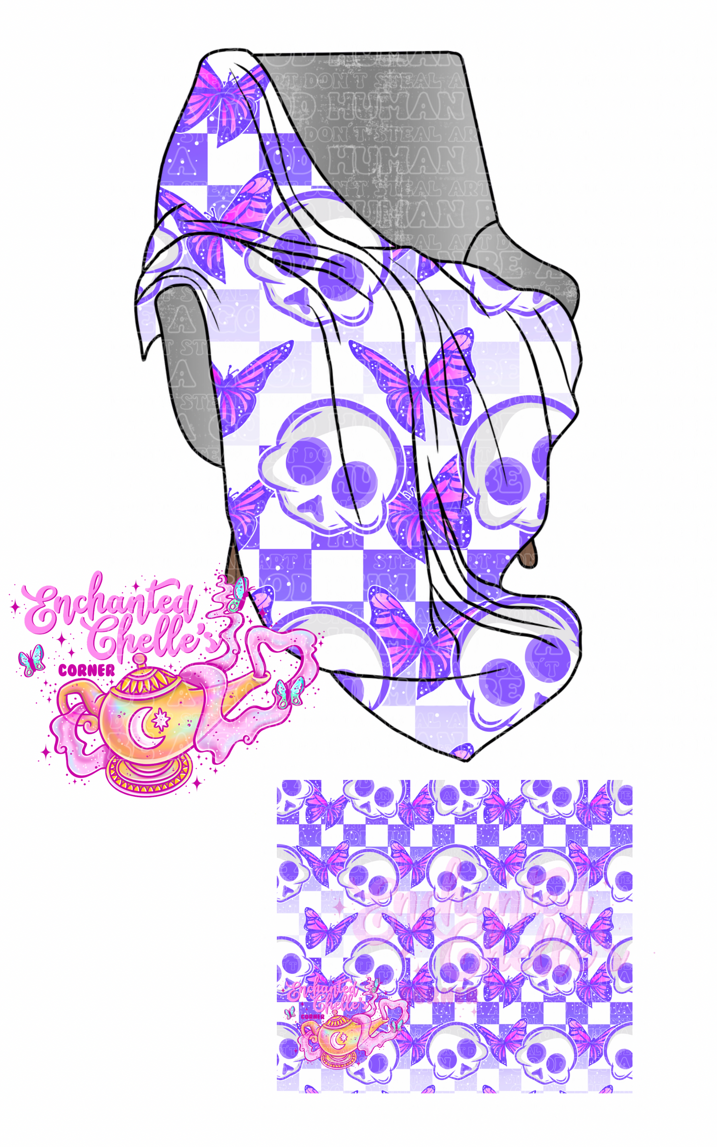 Skulls & butterflies