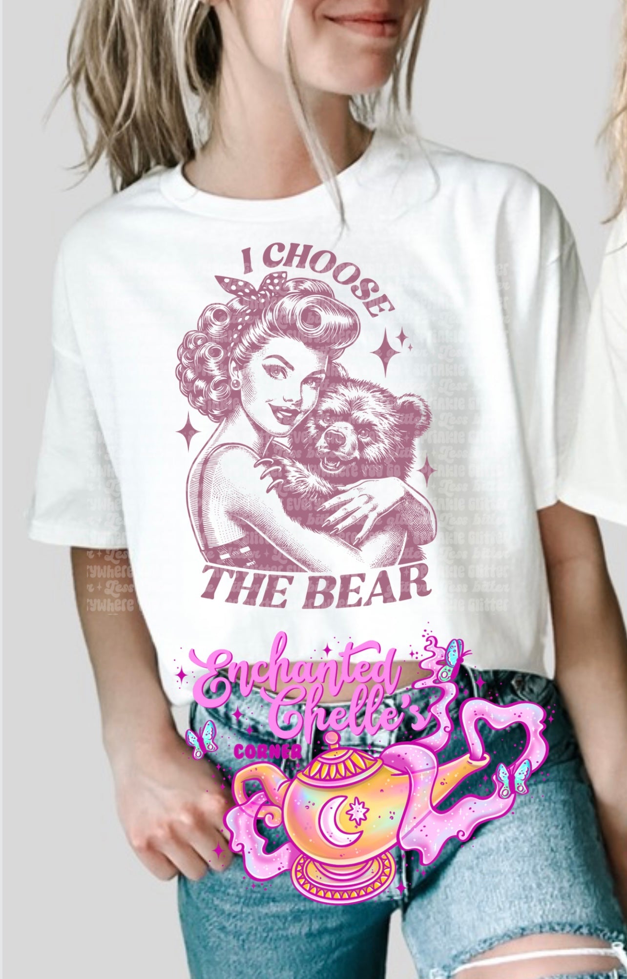 I choose the bear Adult t shirt