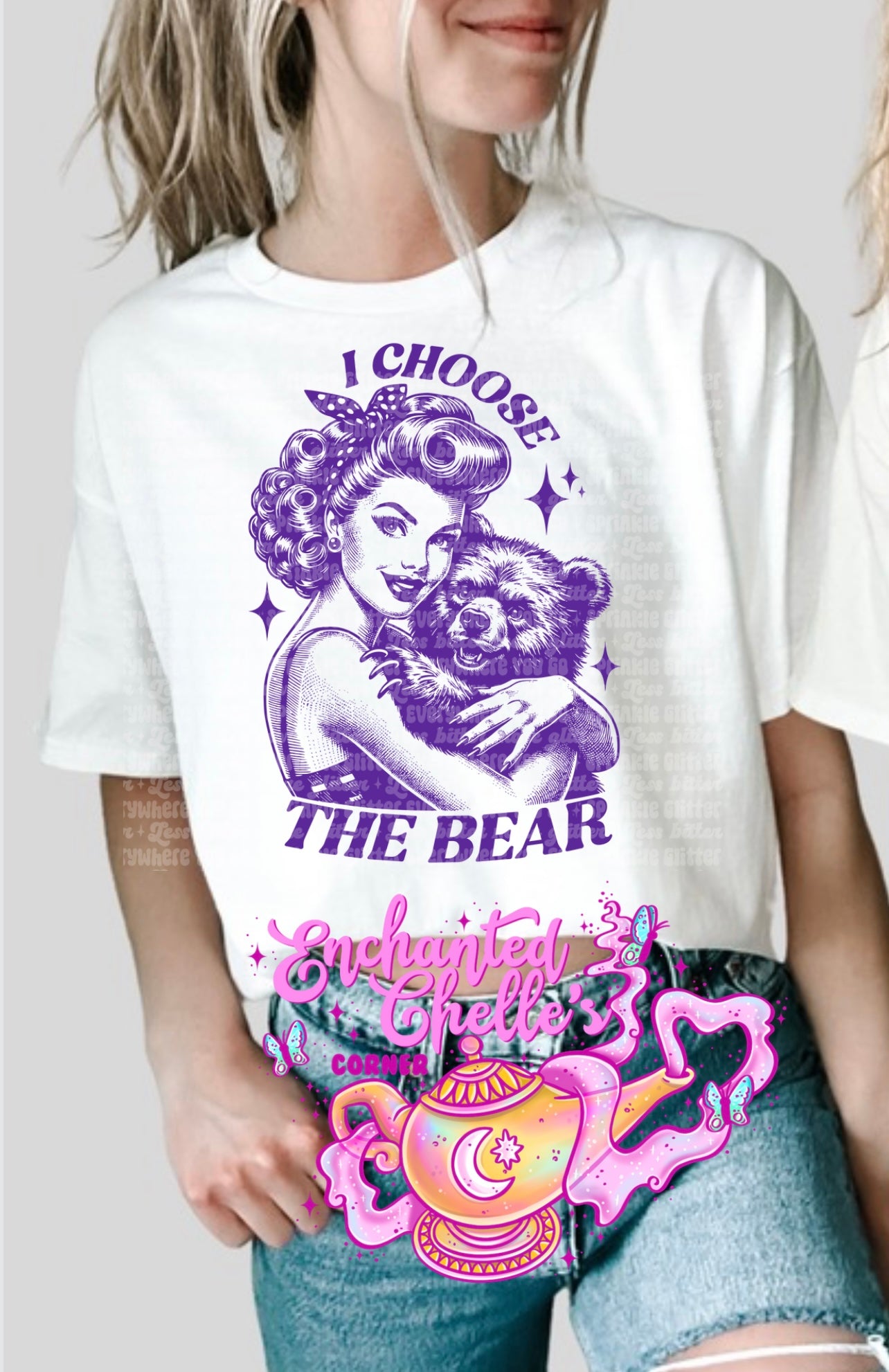I choose the bear Adult t shirt