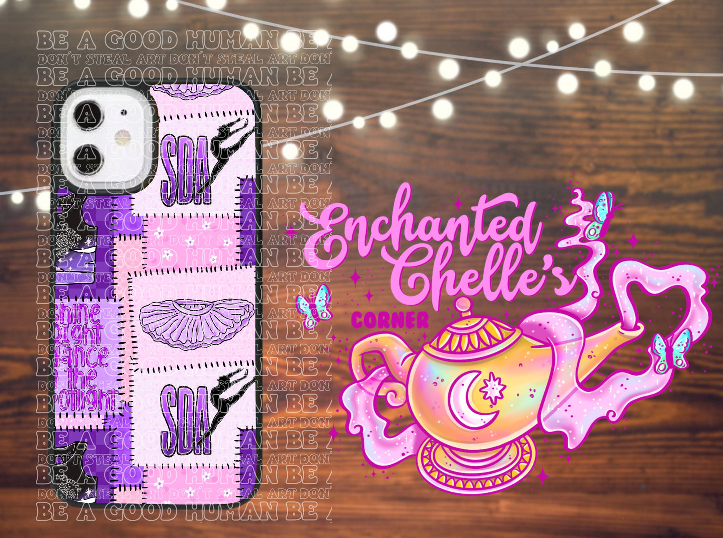 Spotlight patchwork Phone Case