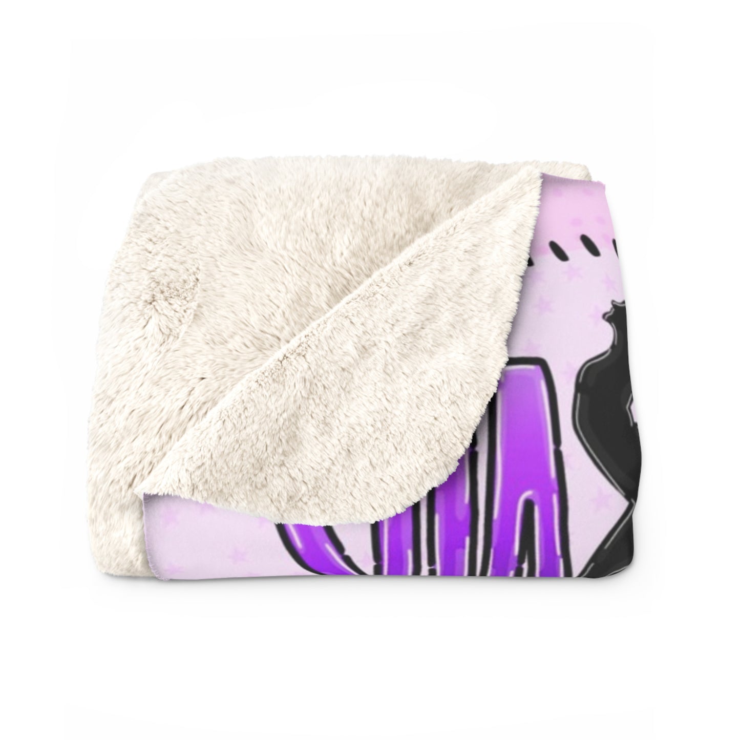 Spotlight patchwork Sherpa Fleece Blanket