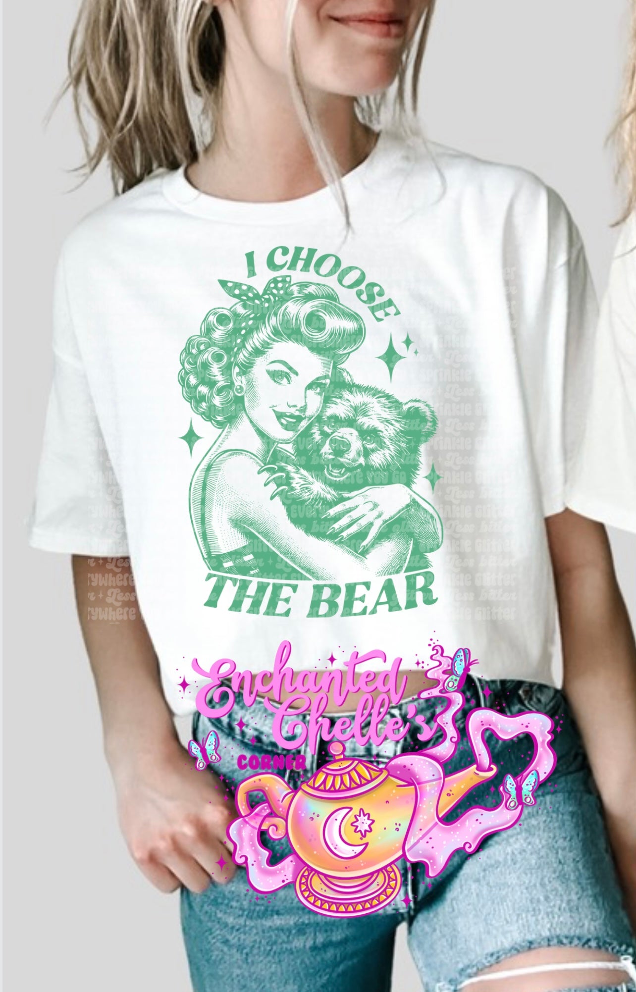 I choose the bear Adult t shirt