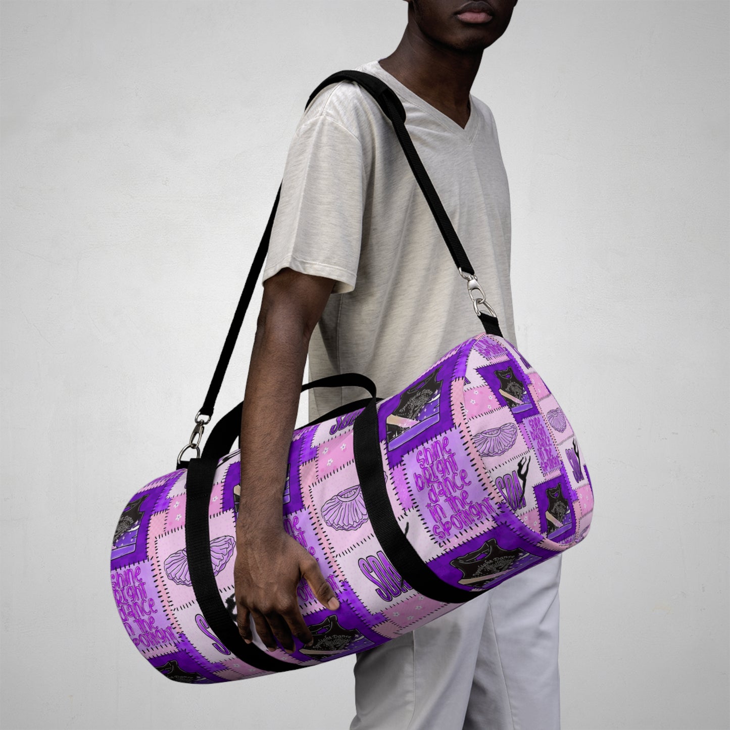 Spotlight patchwork Duffel Bag
