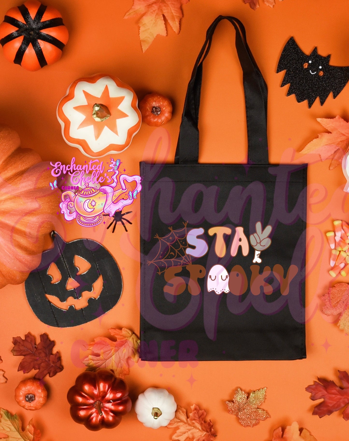 Stay Spooky Canvas Tote Bag