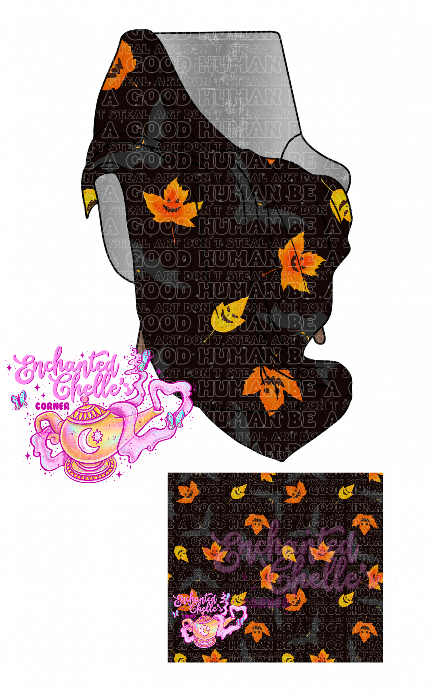 Halloween leaves