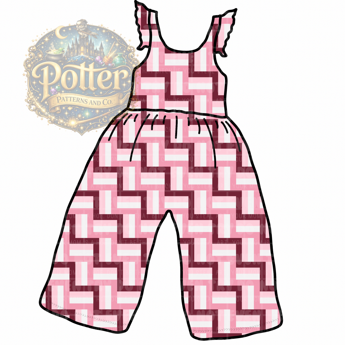 Pink Zig Zag- Seamless