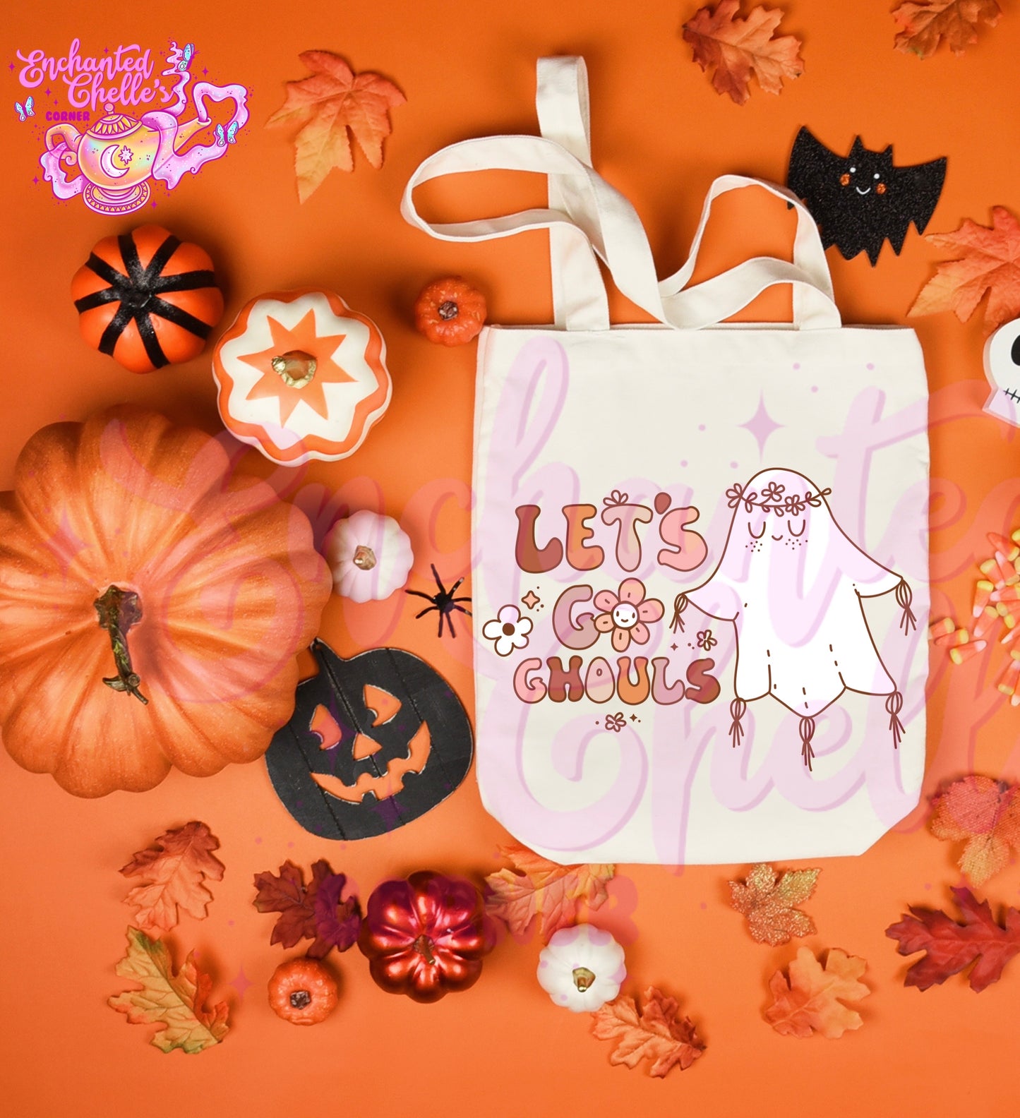 Let’s go ghouls Canvas Tote Bag