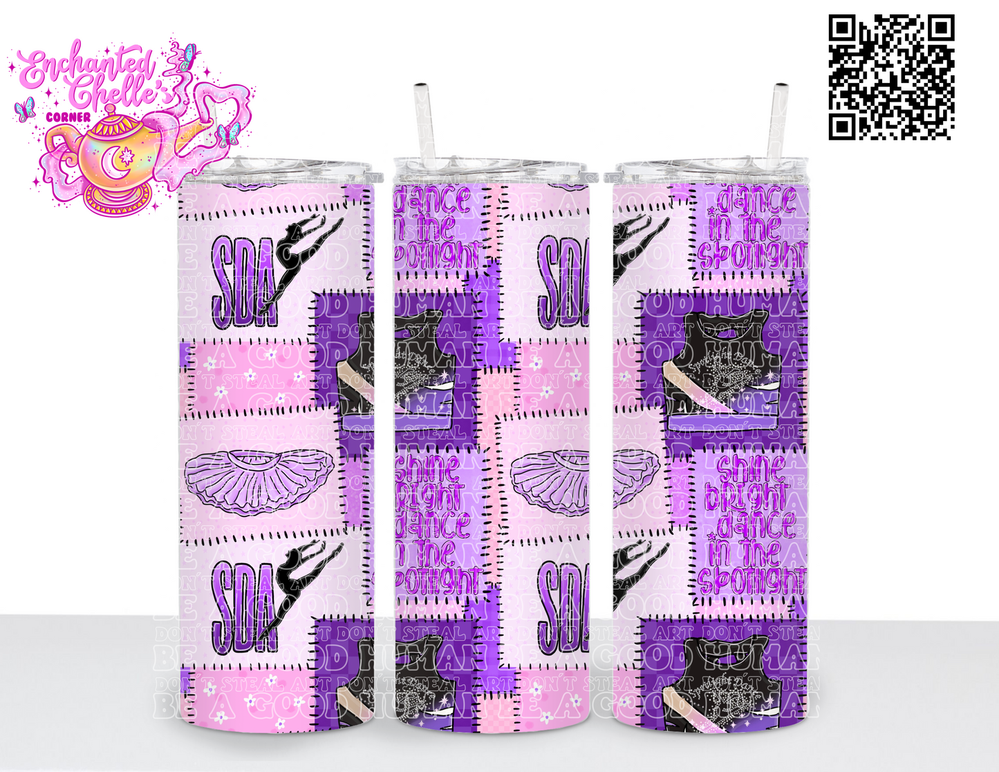 Spotlight patchwork Tumbler