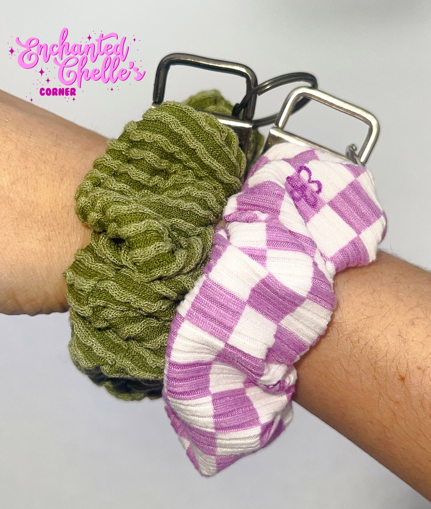 Scrunchie Keychains