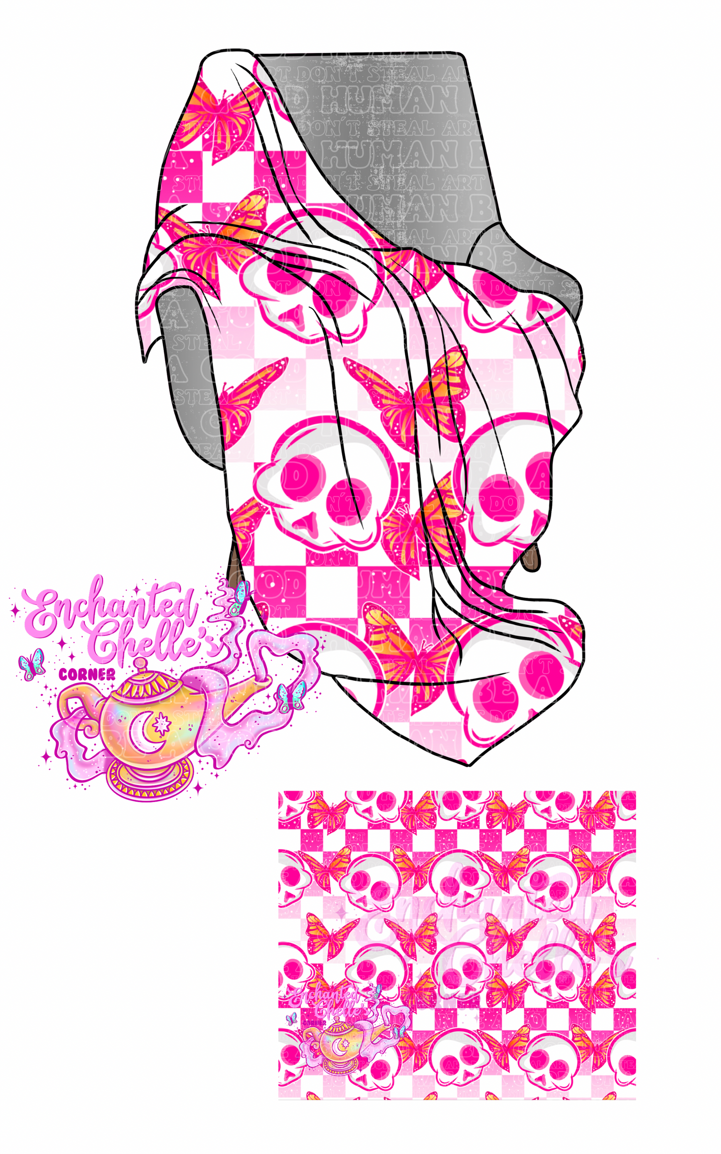 Skulls & butterflies