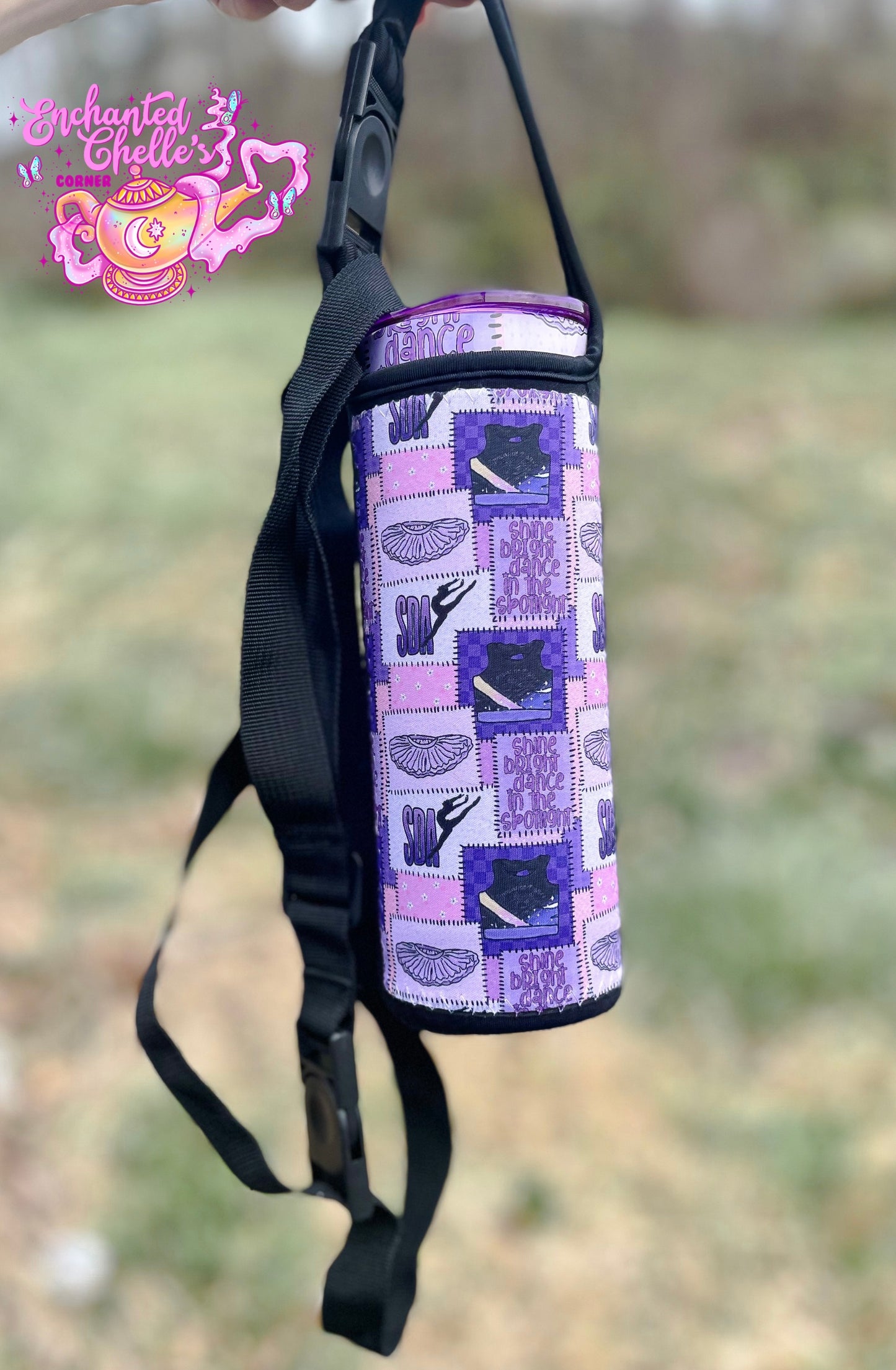 Spotlight patchwork 20 oz Tumbler Carrying Bag