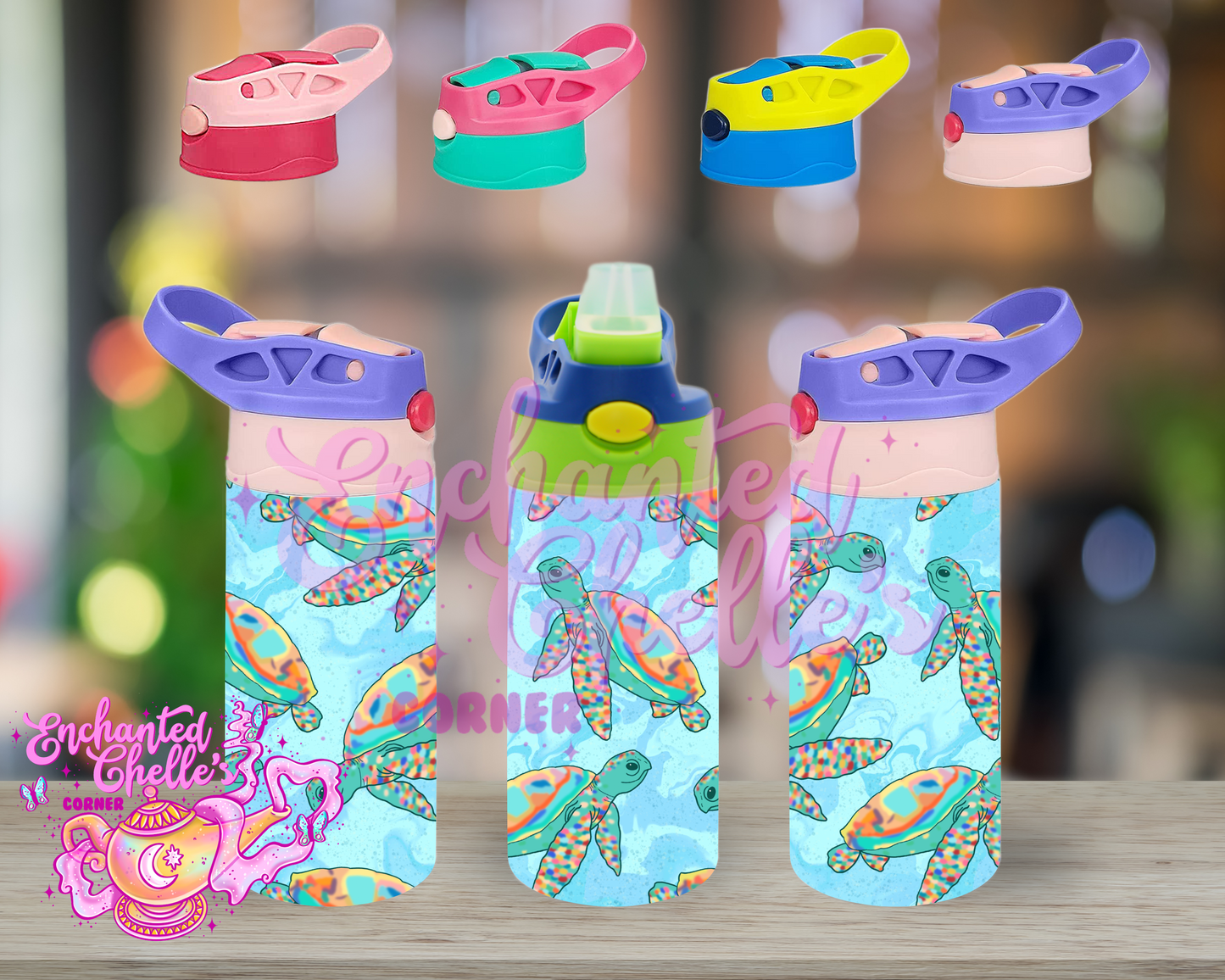 Sea Turtle Sip Straw Sippy