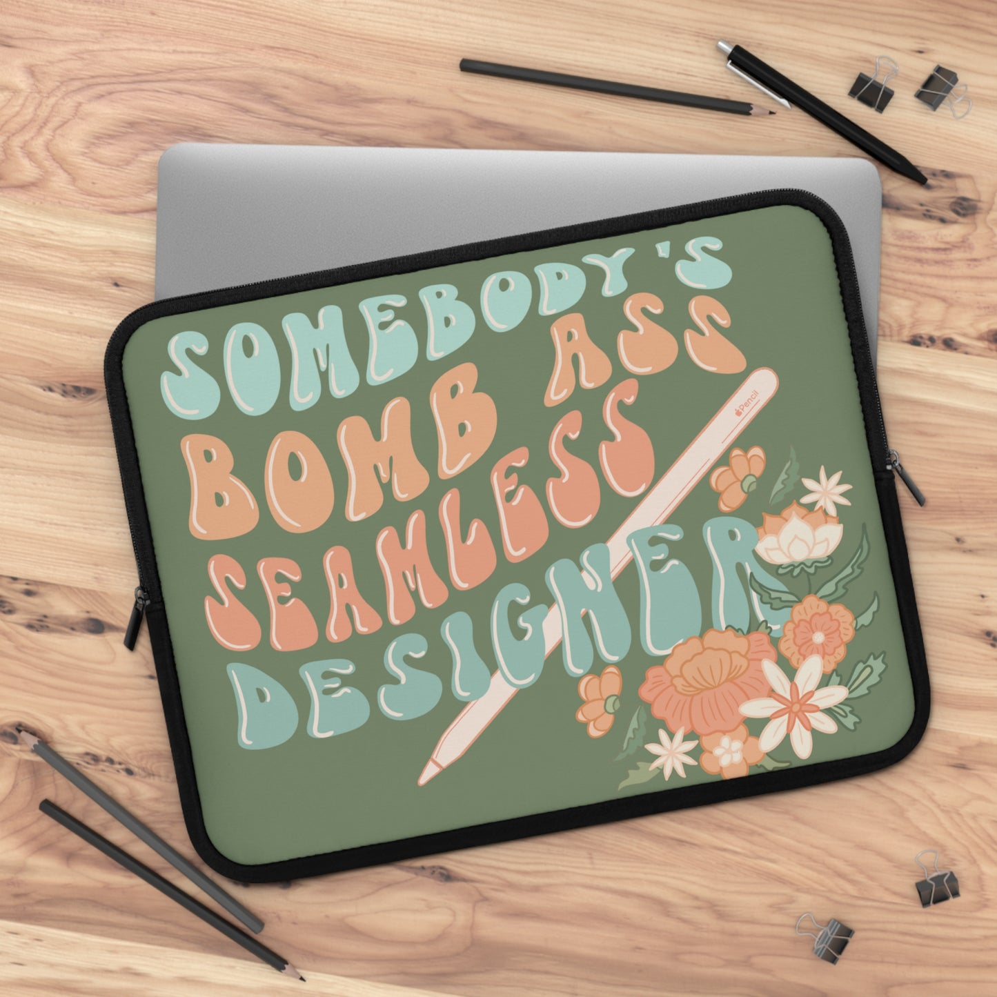 Seamless designer Laptop or IPad Sleeve