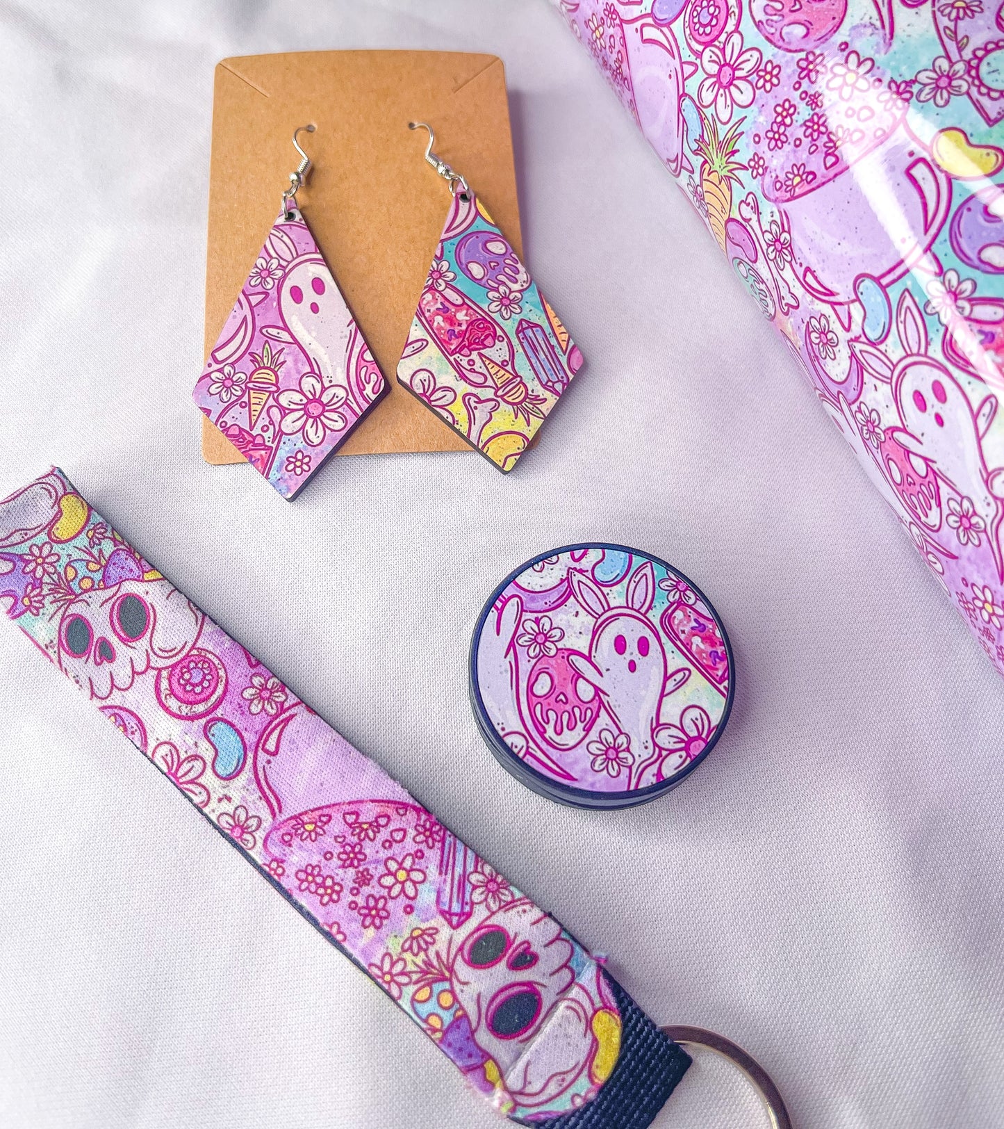 Witchy Easter Keychain Wristlet