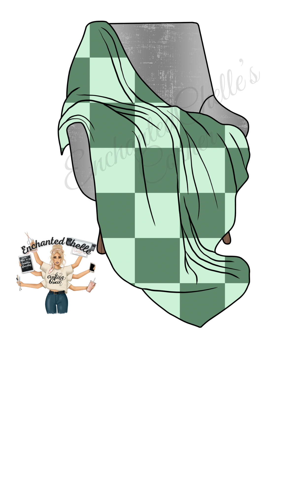 Greens checker board