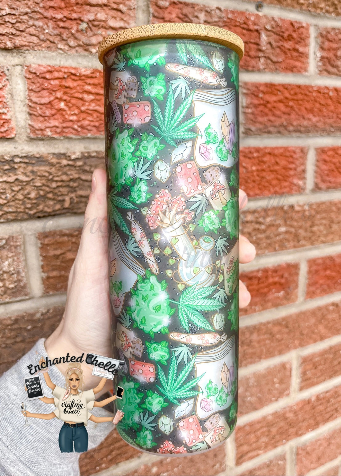 Stoney CottageCore Frosted Glass Tumbler
