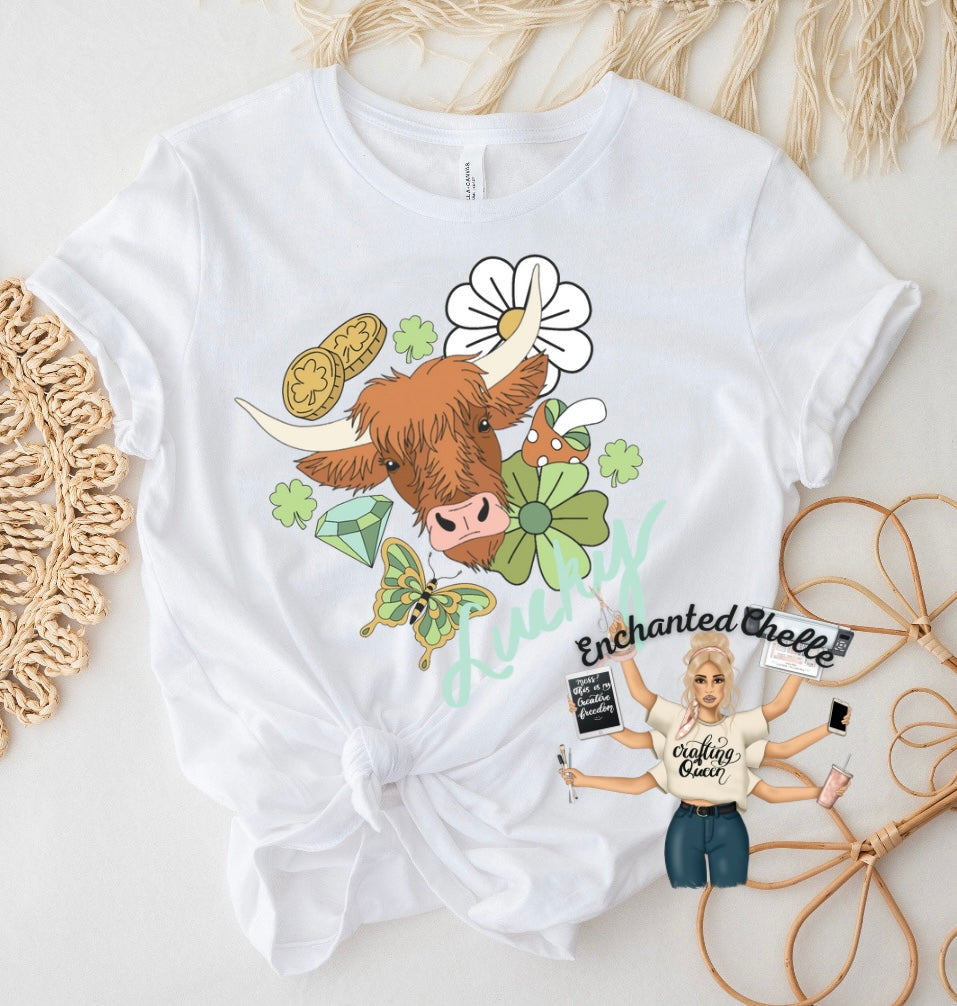 Lucky cow T-shirt Child