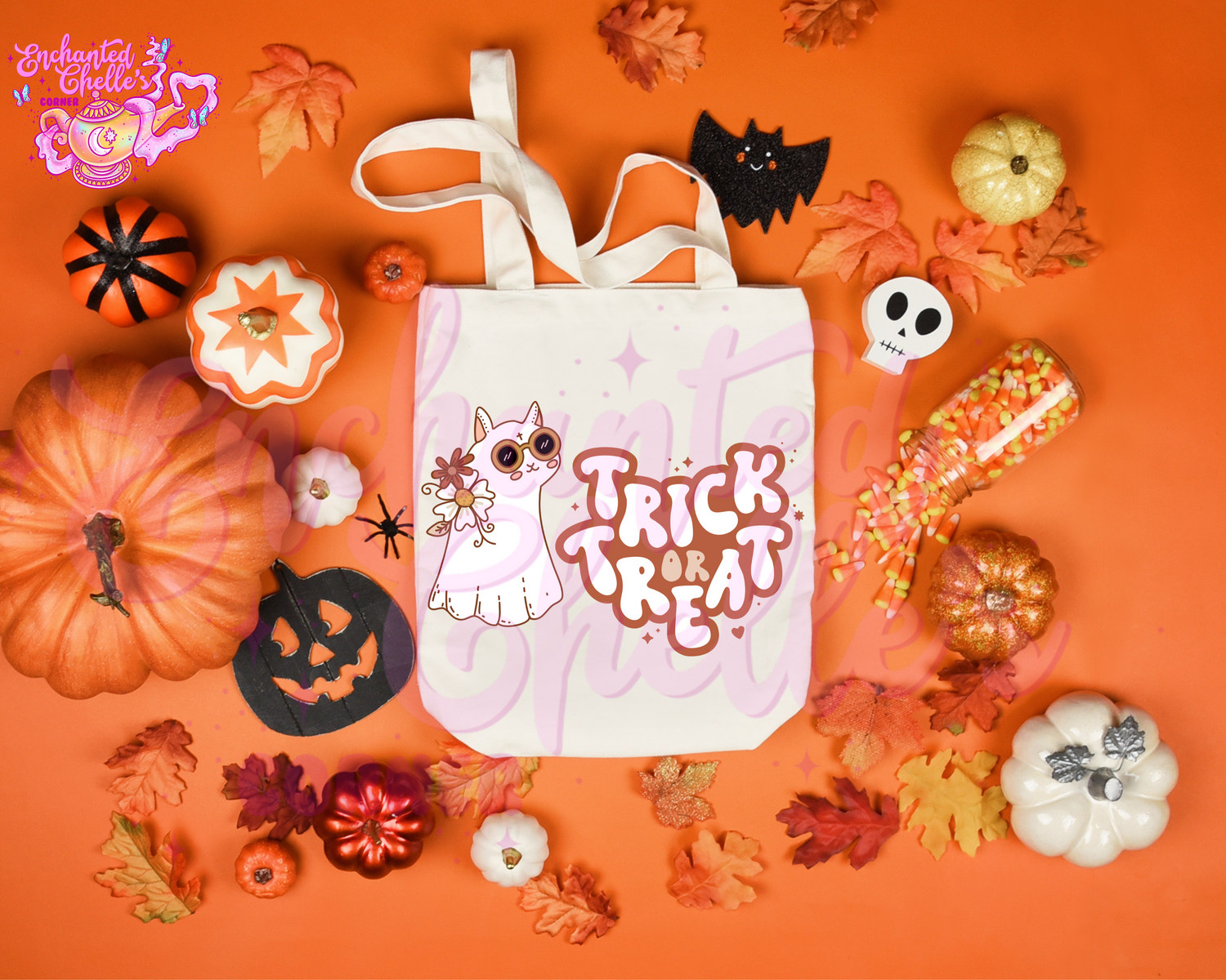 Halloween Canvas Tote Bags