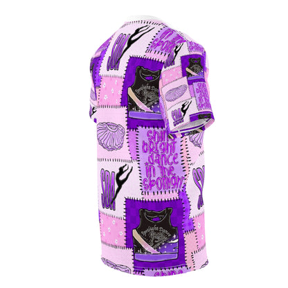 Spotlight patchwork Unisex Cut & Sew Tee (AOP)