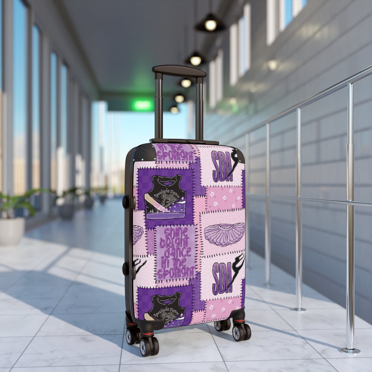 Spotlight patchwork Suitcase