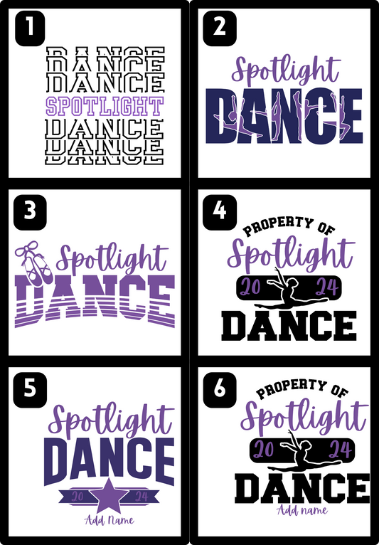 Spotlight Dance Adult  t shirt