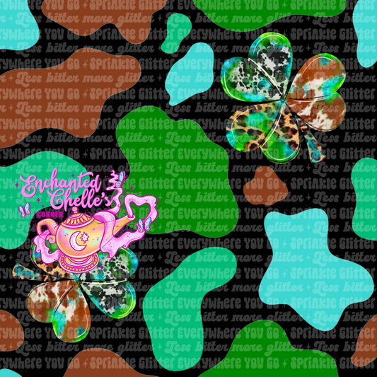 Cow print clover