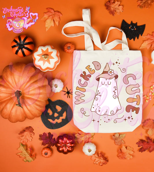 Wicked Cute Canvas Tote Bag