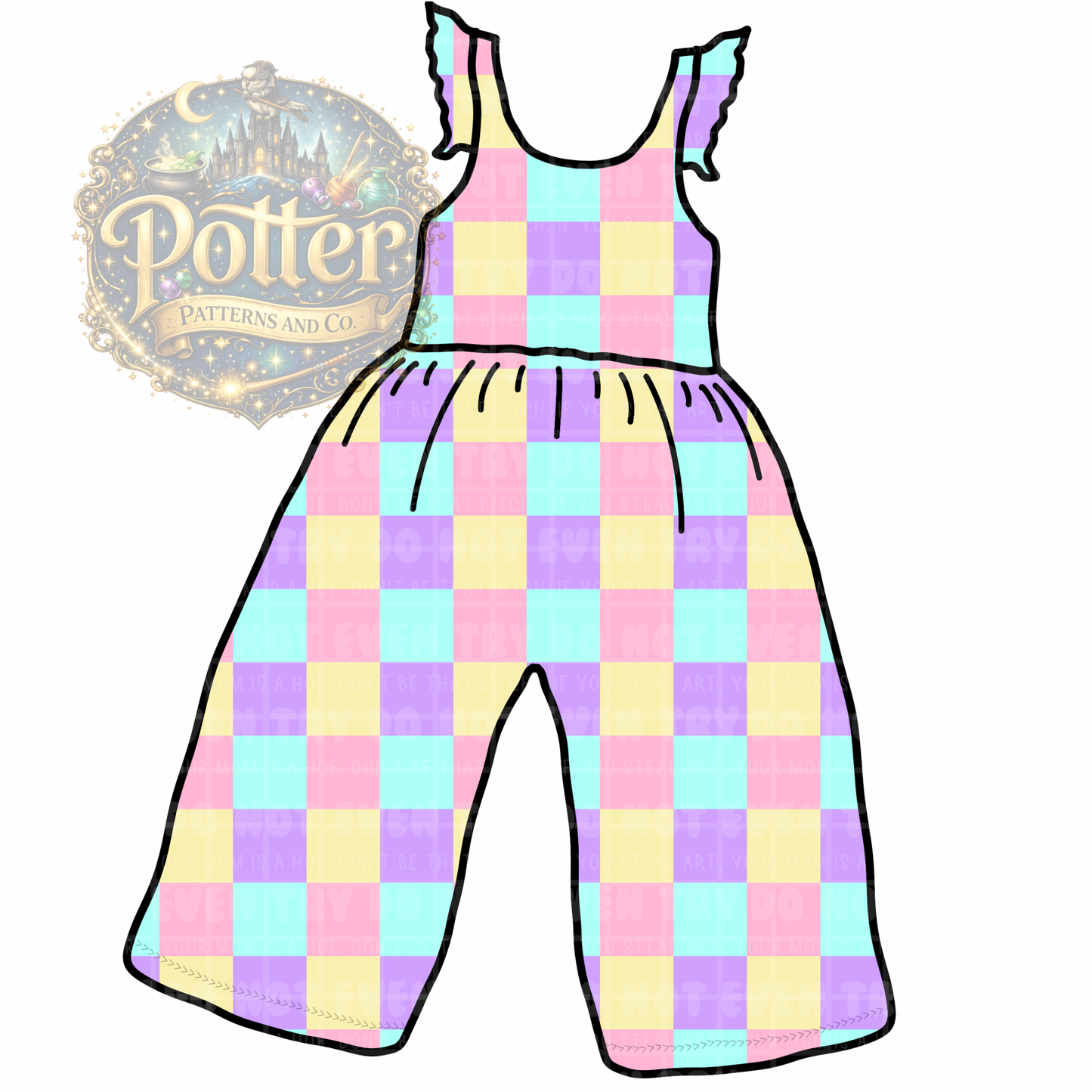 Pastel Checker- Seamless