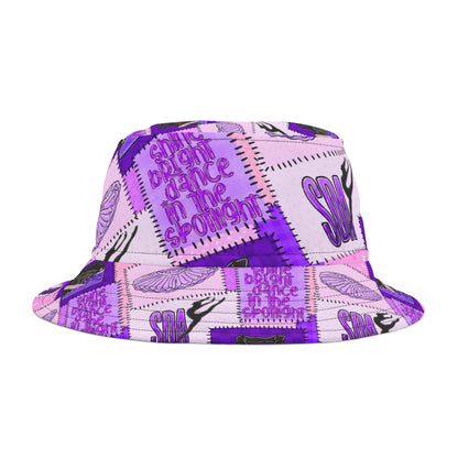Spotlight patchwork Bucket Hat (AOP)