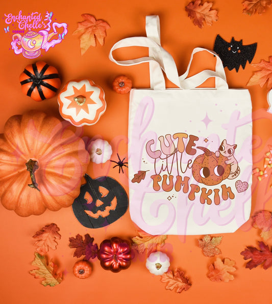Cute little pumpkin Canvas Tote Bag