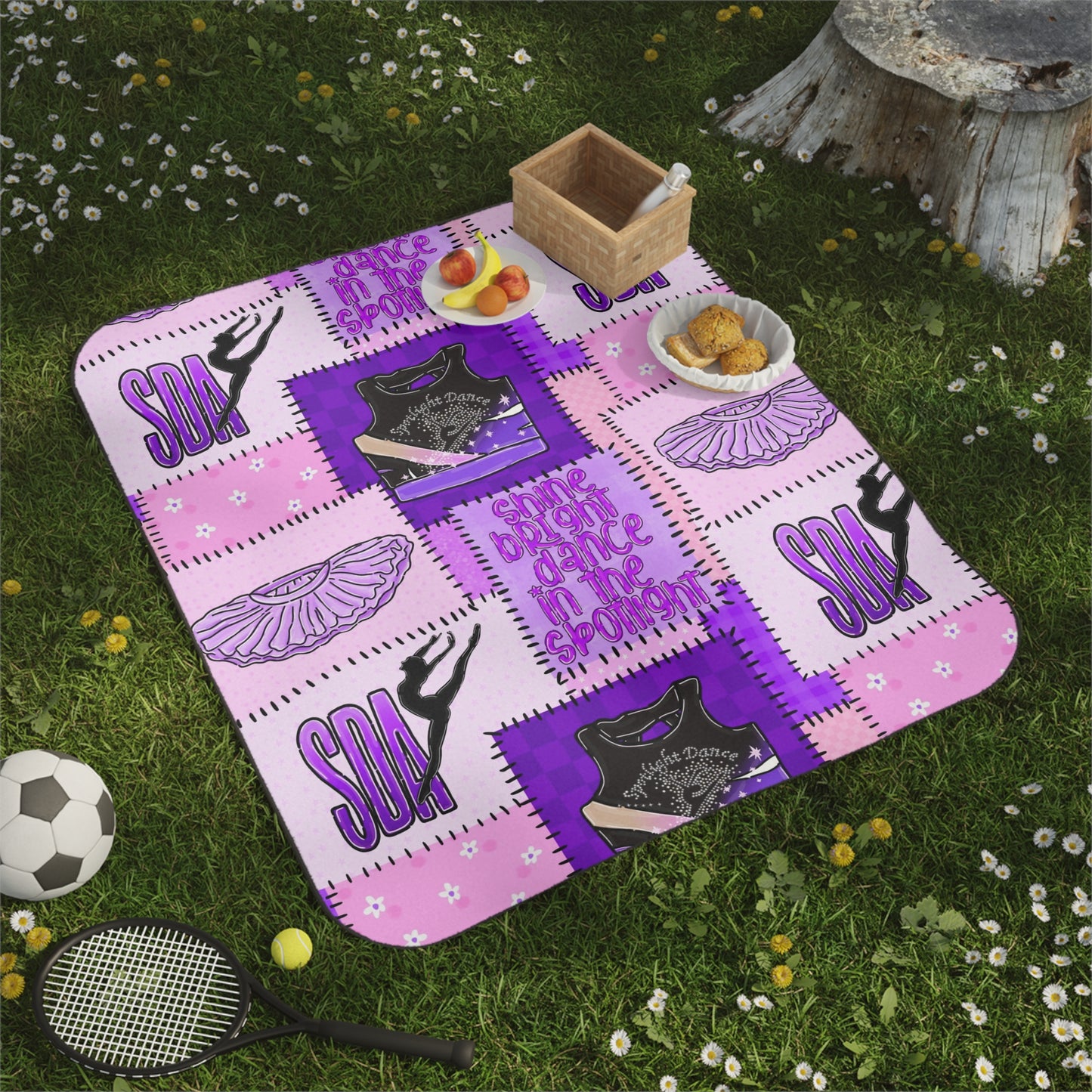 Spotlight patchwork Picnic Blanket