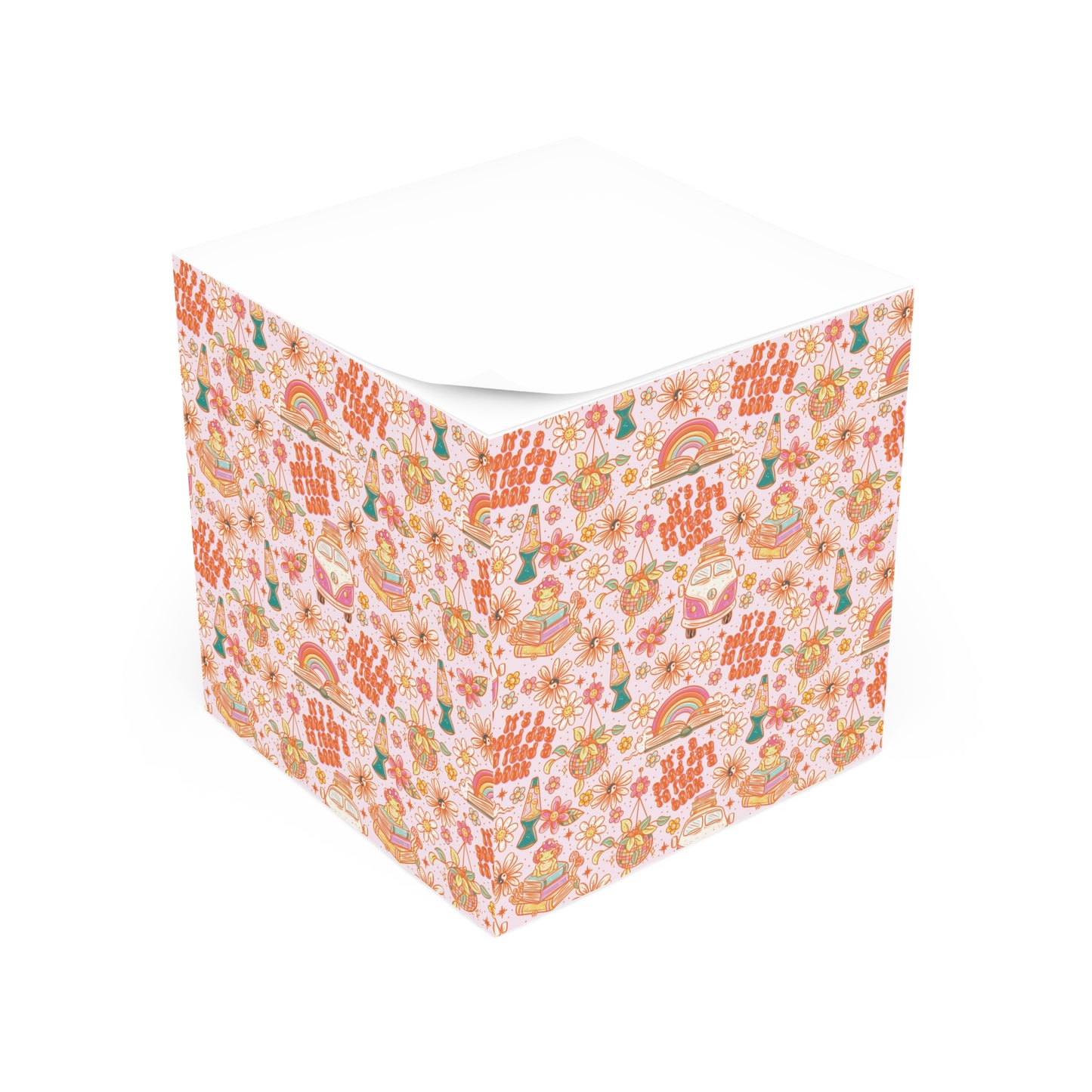 It’s a good day to read a book Note Cube
