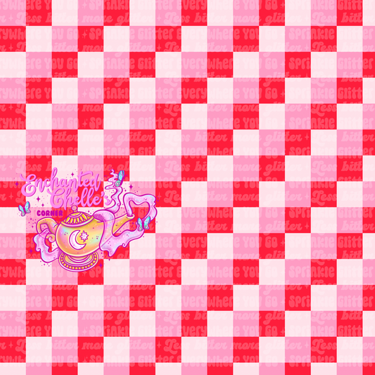Pink checker