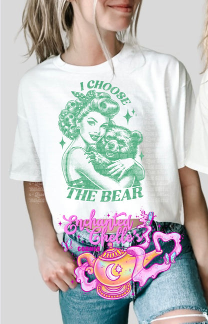 I choose the bear Adult t shirt