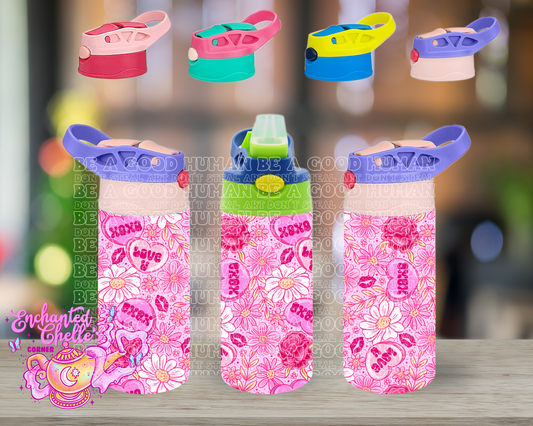 Valentine Floral sip sippy
