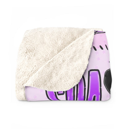 Spotlight patchwork Sherpa Fleece Blanket