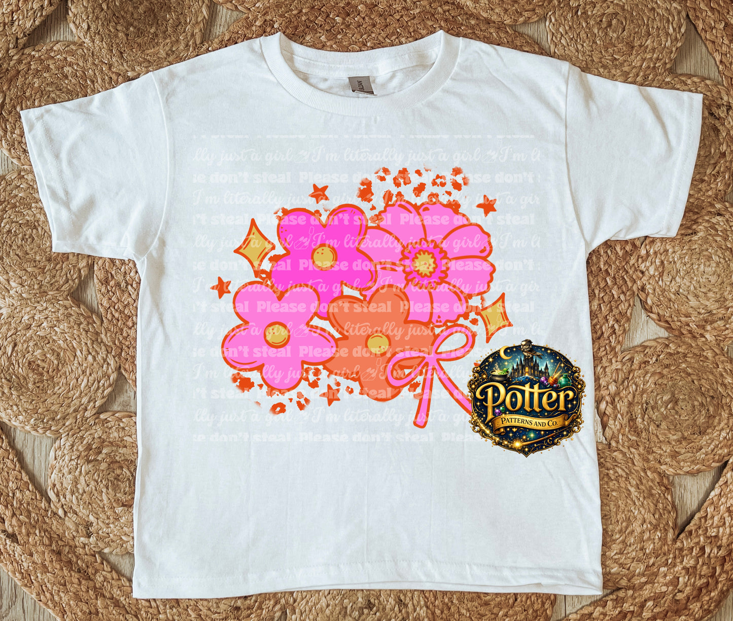 Groovy Flowers & Bows- PNG