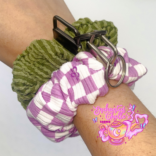 Scrunchie Keychains