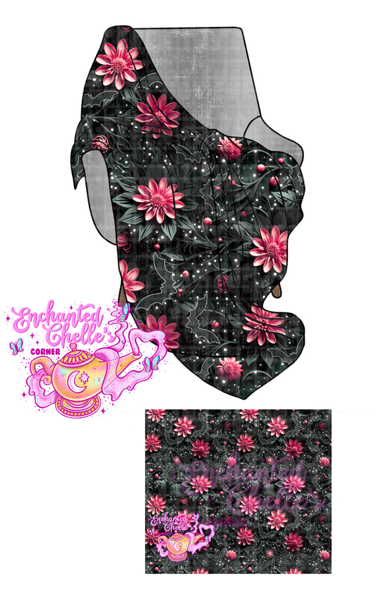 Batty pink floral