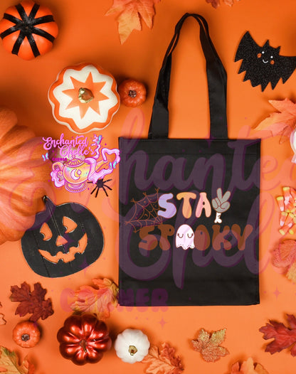 Stay Spooky Canvas Tote Bag