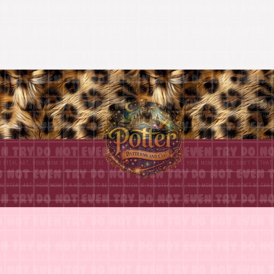 Horizontal Pink Animal Stripe- Seamless