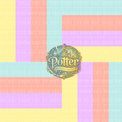 Easter Color Zig Zag- Seamless