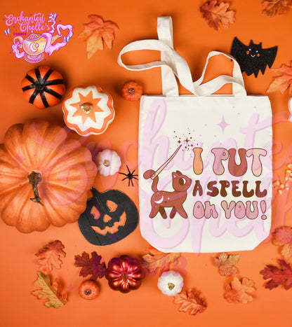 I put a spell on you Canvas Tote Bag