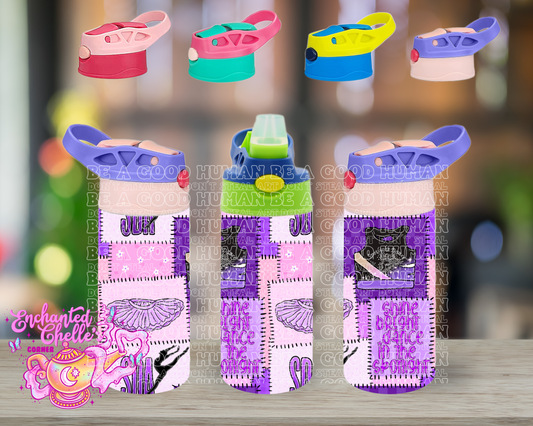 Spotlight patchwork Sip Straw Sippy