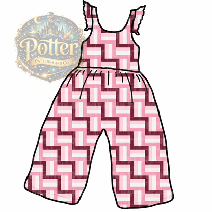 Pink Zig Zag- Seamless