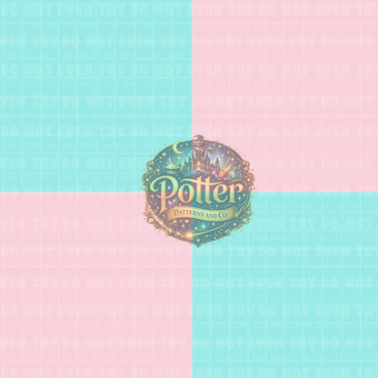 Cotton Candy Checker- Seamless