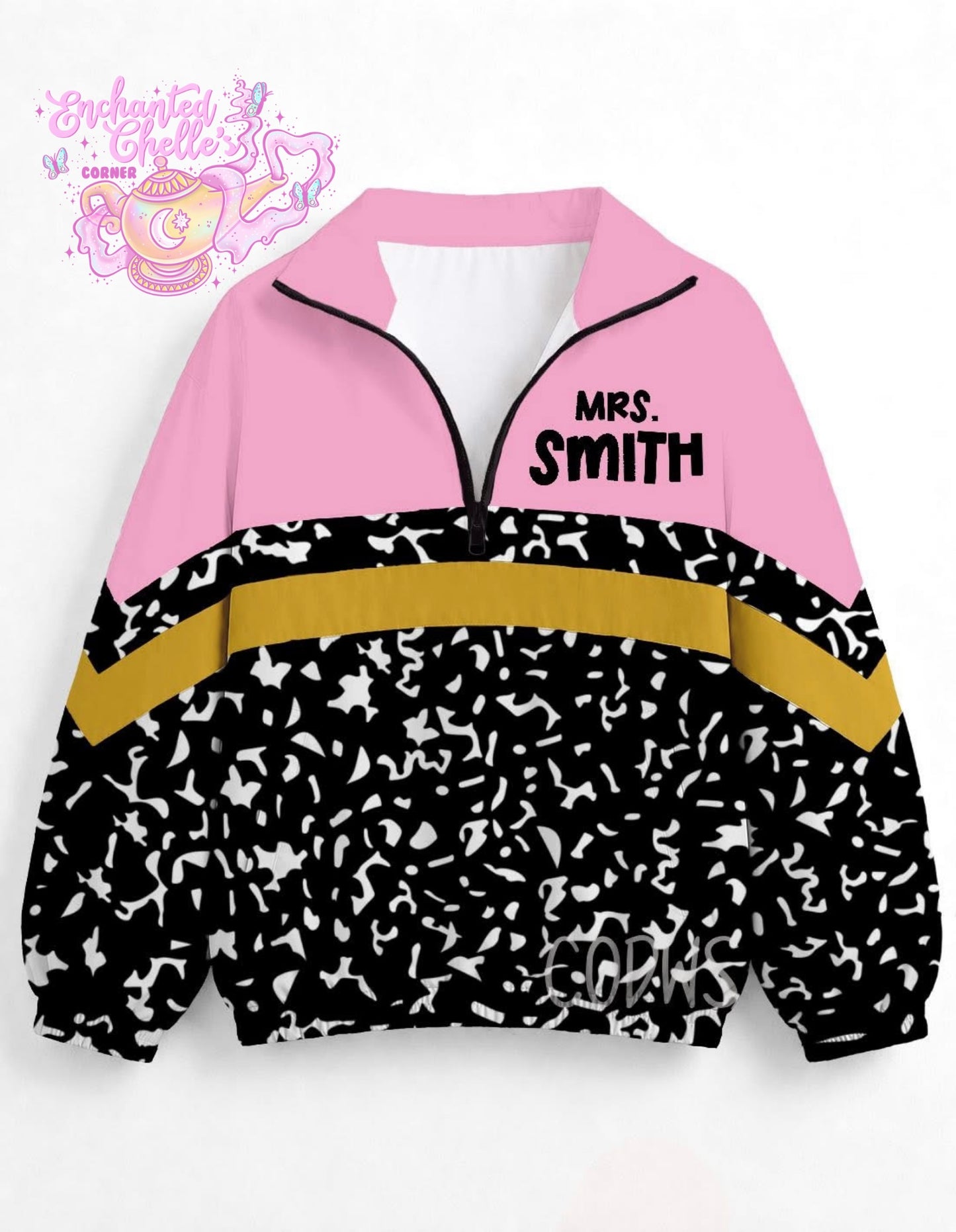 Back to school- Pink Name Pullover (kids & adults)