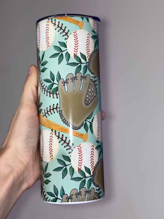 Baseball 20 oz tumbler