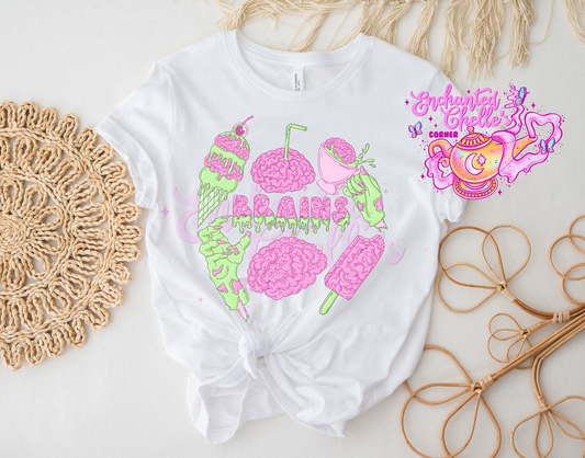 Brains Adult t shirt